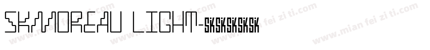 SKMoreau Light字体转换